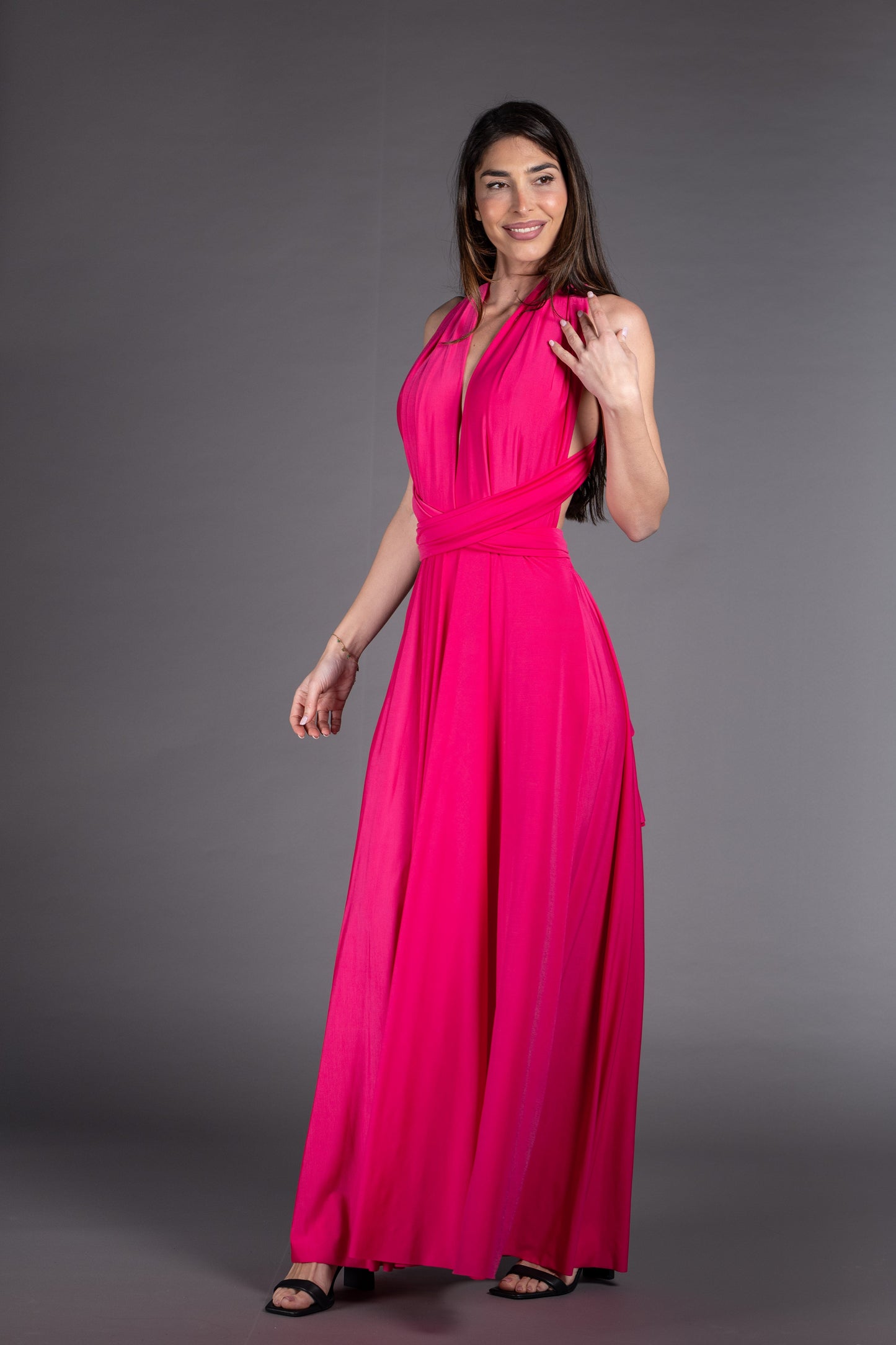 Vestido liso multiposición